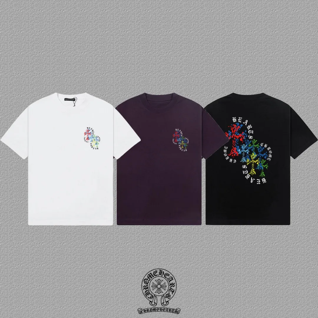 [CH ] 2026FW T LOGO Premium 26s Same Style ：Black White Purple Size：S M L XL 2XL